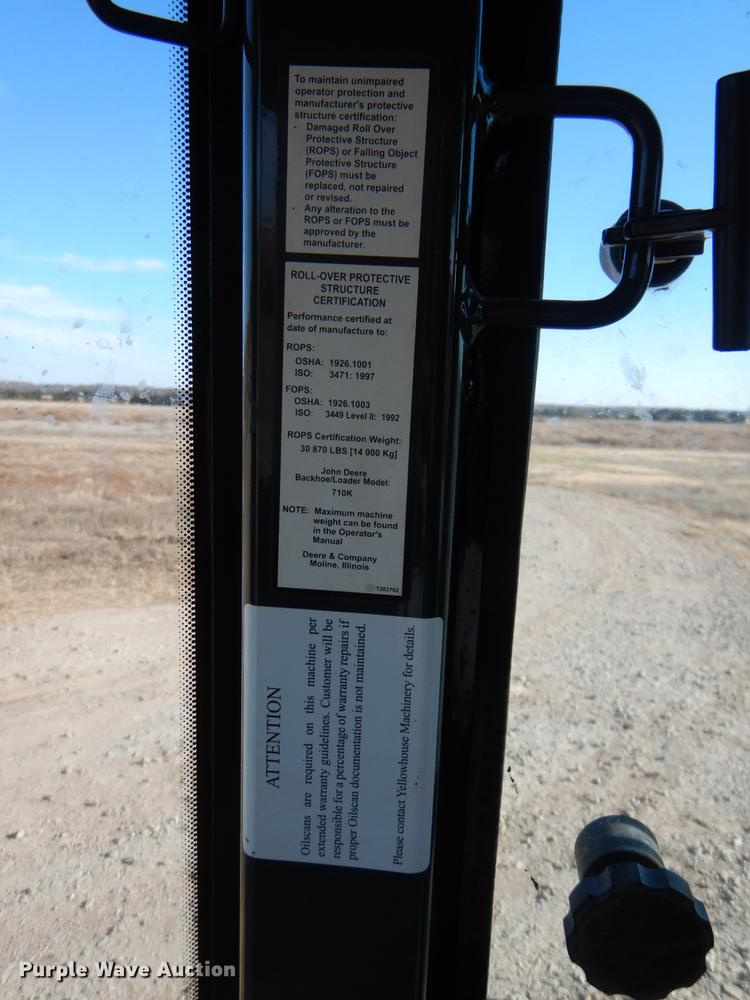 image for item DF2126 2012 John Deere 710K backhoe