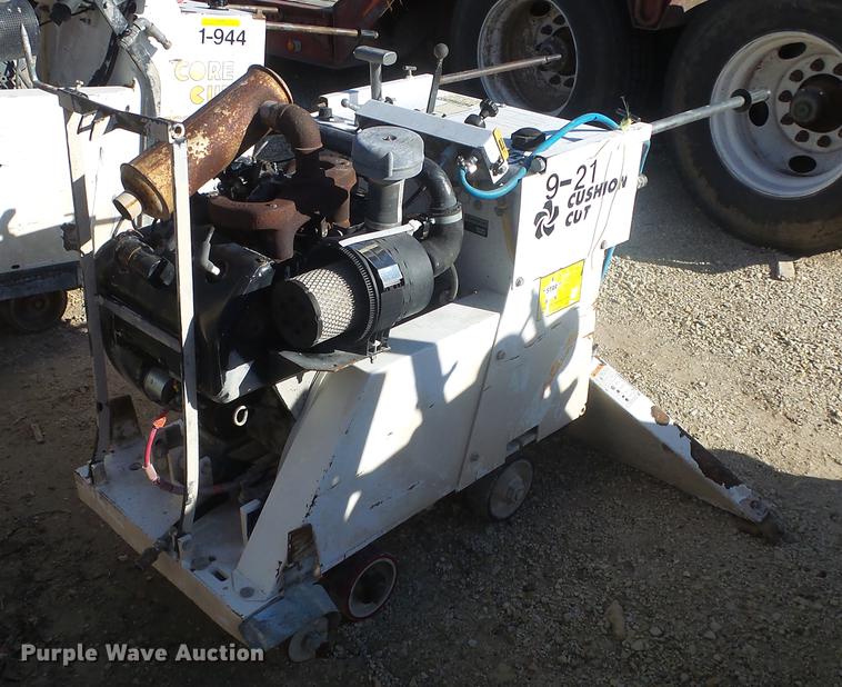 Cushion Cut concrete saw in Halstead, KS Item DG2811 sold Purple Wave