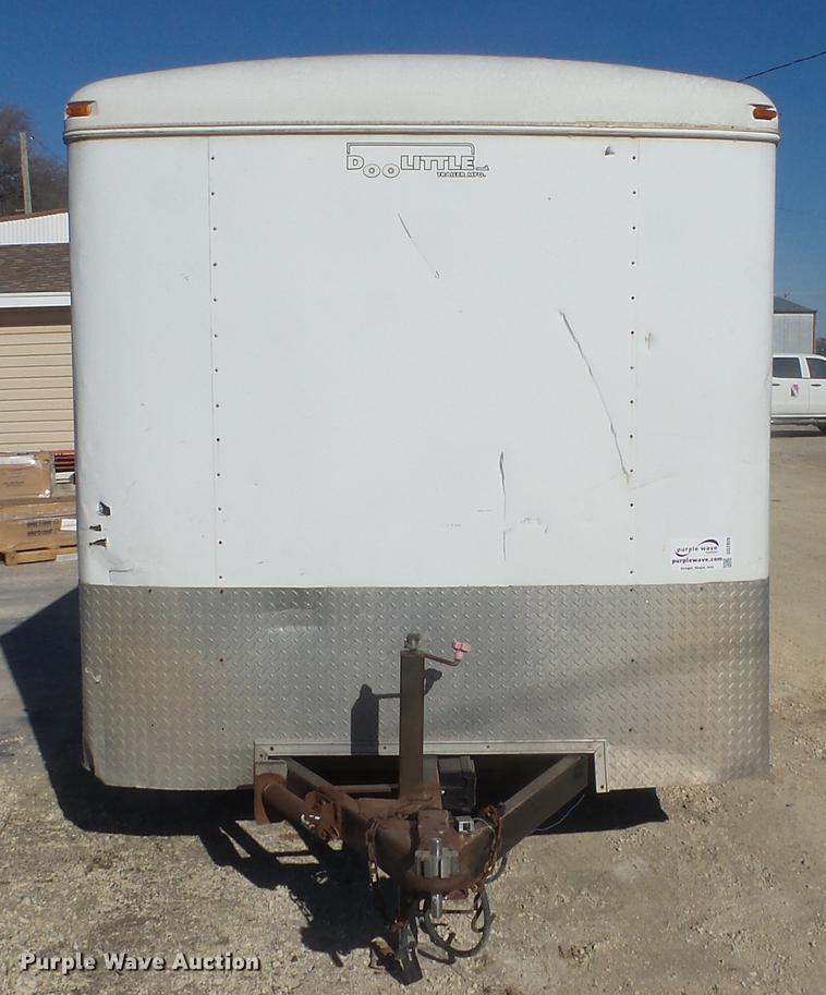image for item DG2820 2001 Doolittle enclosed cargo trailer