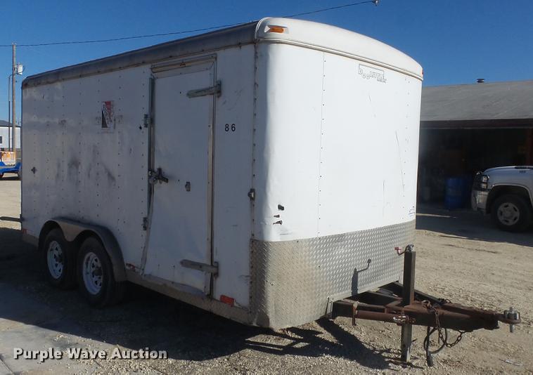 image for item DG2820 2001 Doolittle enclosed cargo trailer