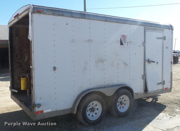 image for item DG2820 2001 Doolittle enclosed cargo trailer