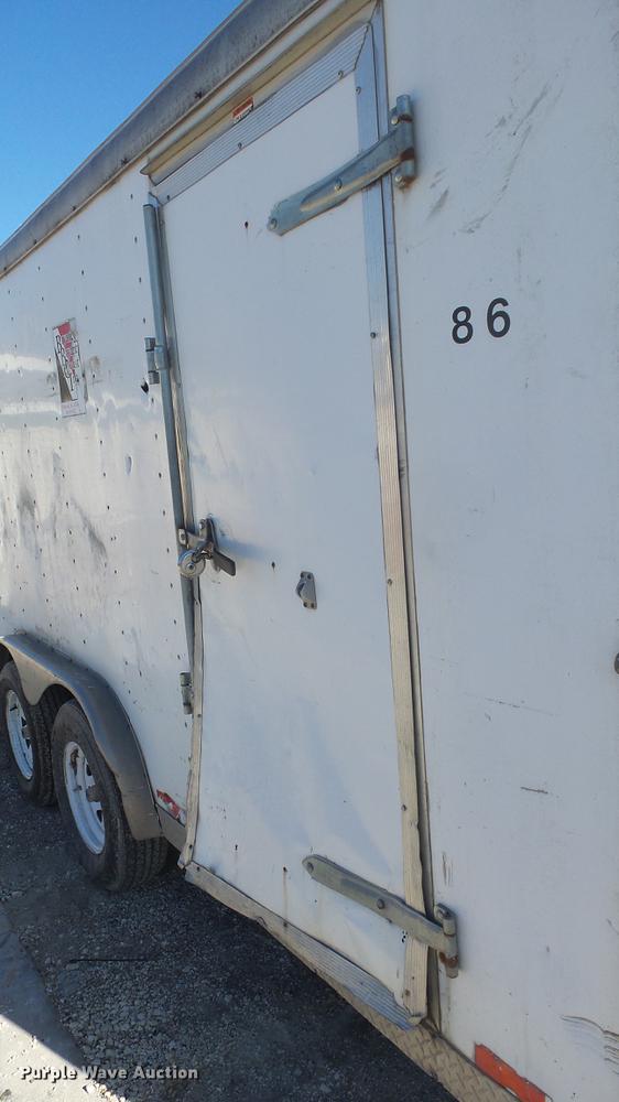 image for item DG2820 2001 Doolittle enclosed cargo trailer
