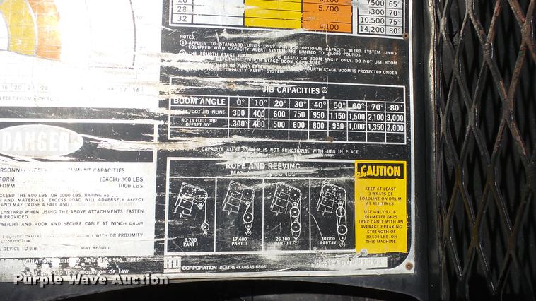 image for item DG2840 1985 Western Star 4900 crane truck