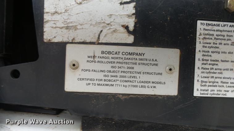image for item DG2843 2015 Bobcat S510 skid steer
