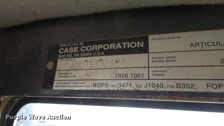 image for item DG2862 2000 Case 821C XR wheel loader