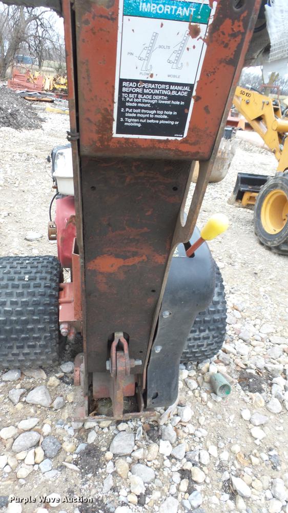 image for item DG2867 Ditch Witch 100SX vibratory plow