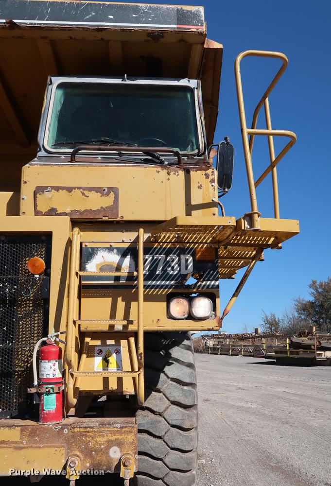 image for item DG3253 1999 Caterpillar 773D haul truck