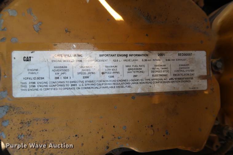 image for item DG3258 2002 Caterpillar 730 articulated haul truck