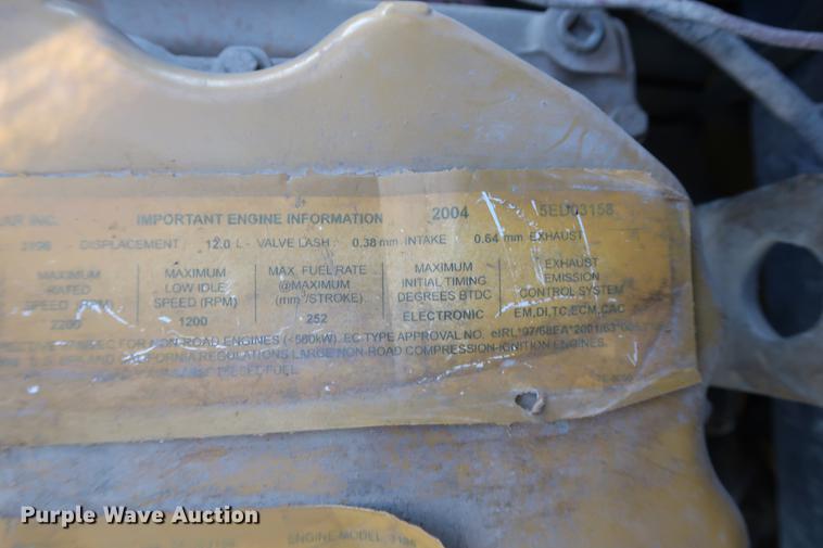 image for item DG3259 2005 Caterpillar 730 articulated haul truck