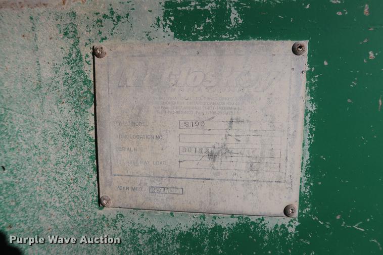 image for item DG3260 2011 McCloskey S190 screener