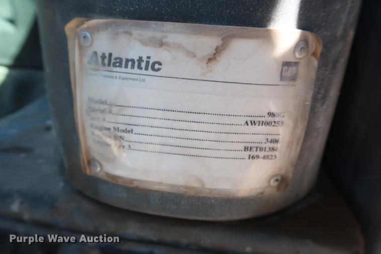 image for item DG3263 2002 Caterpillar 980G Series II wheel loader