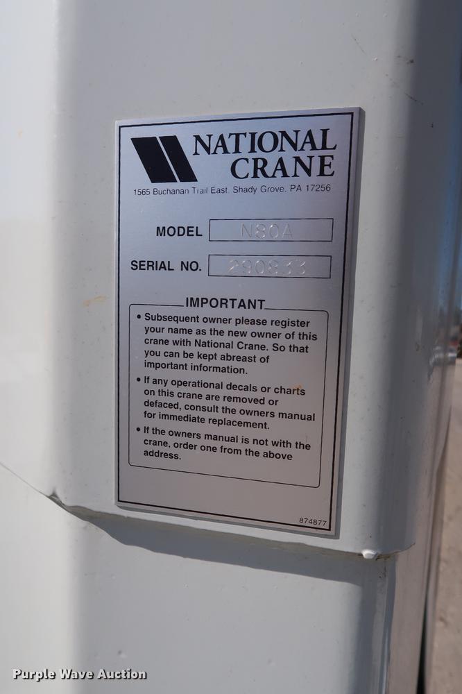 image for item DG3288 2005 International 7400 crane truck