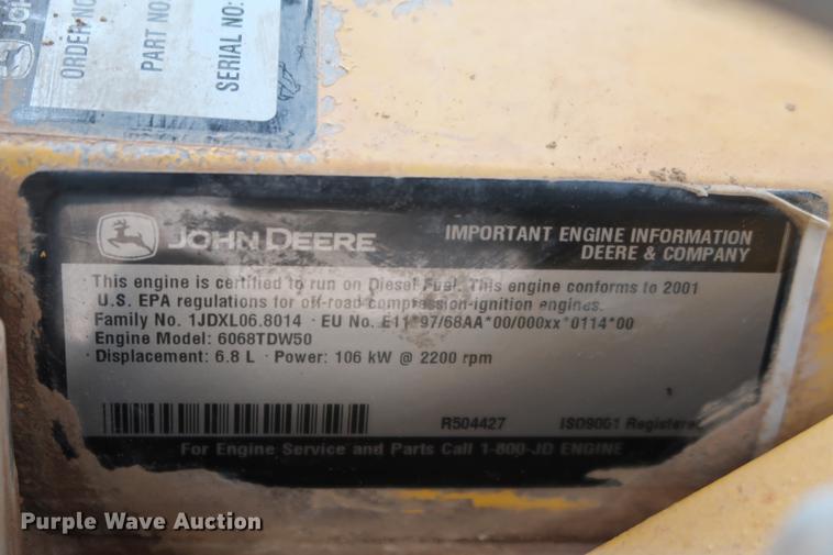 image for item DG3295 2001 John Deere 544H wheel loader
