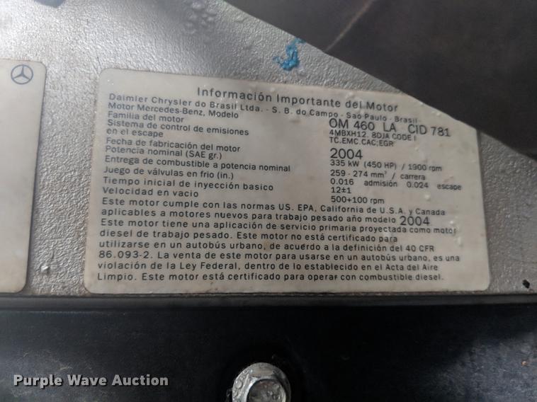 image for item DG3299 2005 Sterling A-Line semi truck