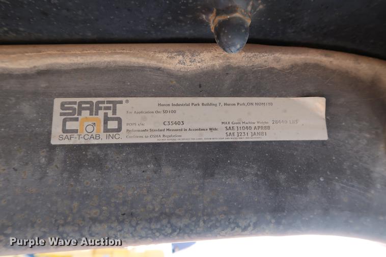 image for item DG3301 2000 Ingersoll Rand SD-100D single drum vibratory roller