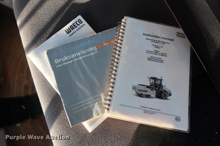 image for item DG3303 2015 Dynapac CA2500D single drum vibratory roller