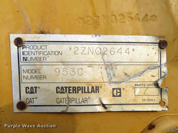 image for item DG3751 1999 Caterpillar 953C track loader