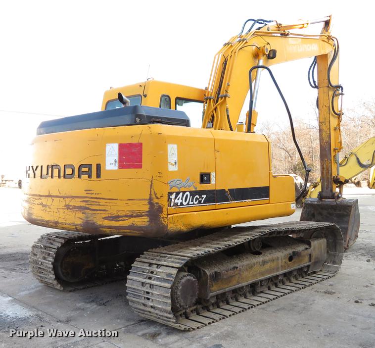 image for item DG3753 2004 Hyundai Robex 140LC-7 excavator