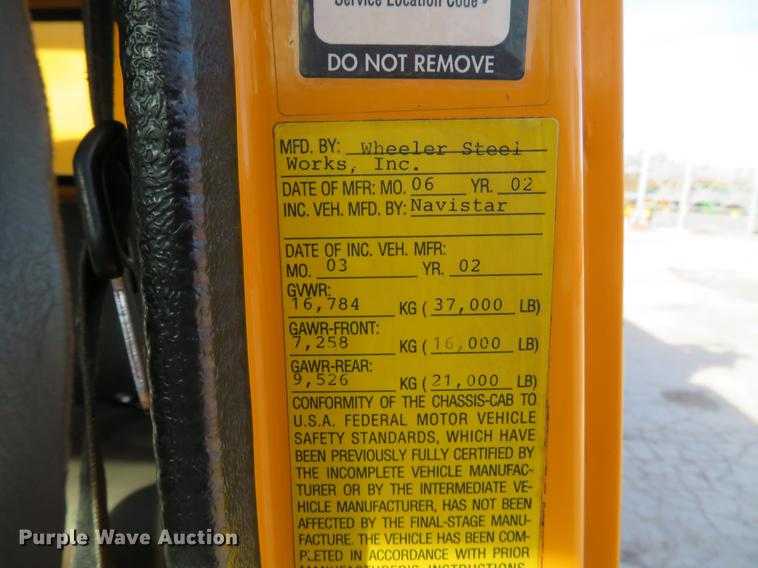 image for item DG3776 2002 International 4900 Crew Cab dump truck