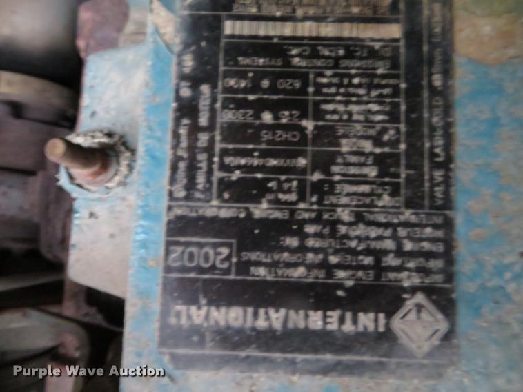 image for item DG3786 2002 International 4900 Crew Cab dump truck