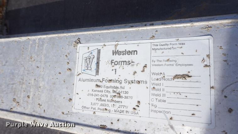 image for item DI9280 Western aluminum concrete forms