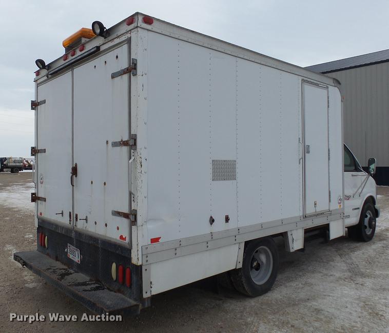 image for item DX9104 2002 Chevrolet Express G3500 van with Cues mainline sewer camera and lateral launch system