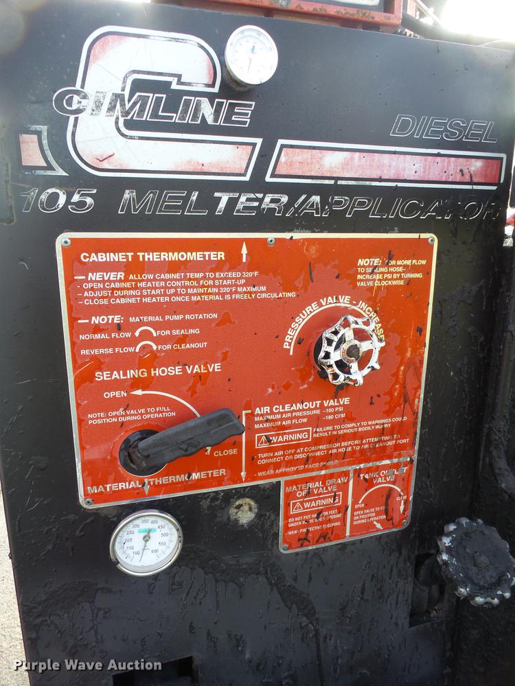 image for item DX9133 1998 Cimline 105D melter applicator