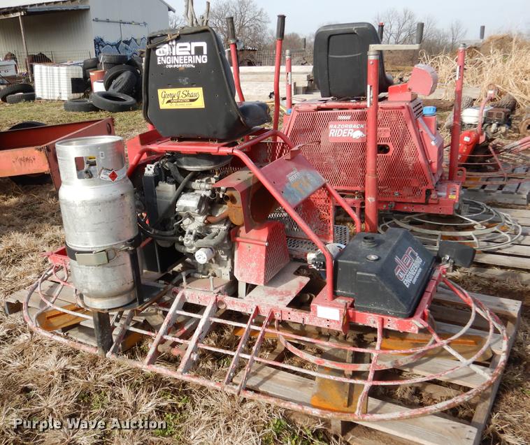 image for item DX9471 Allen Razorback power trowel