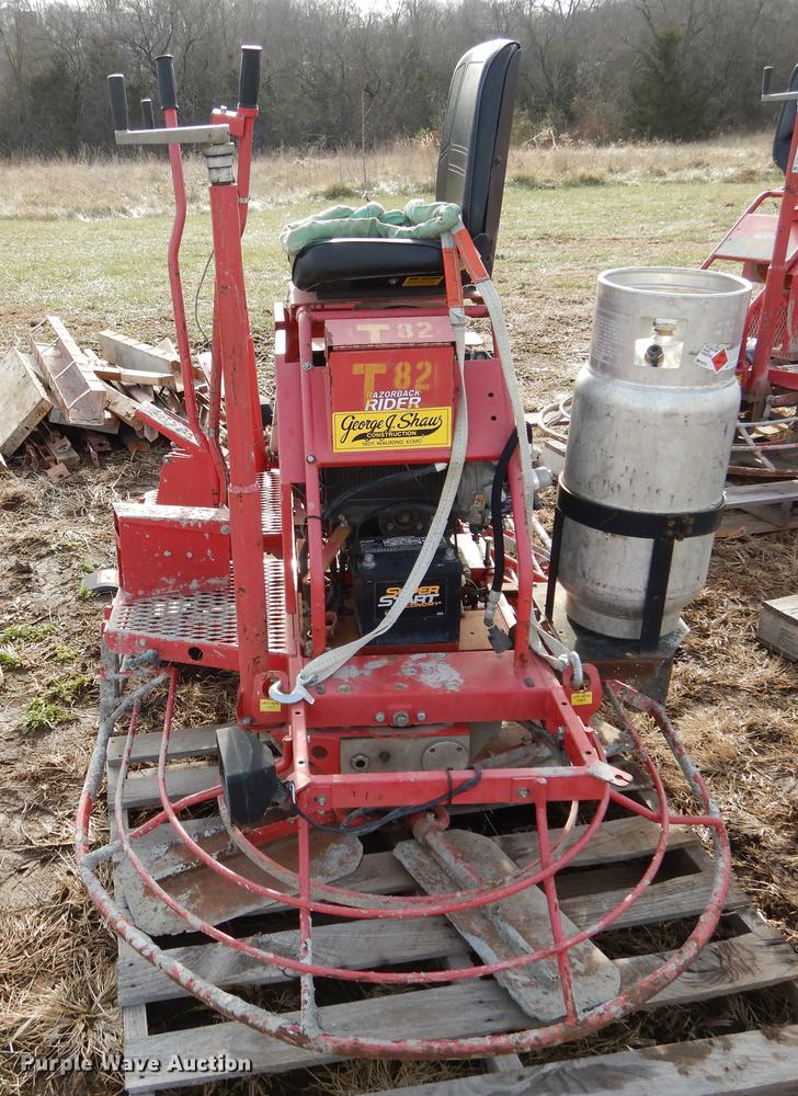 image for item DX9472 Allen Razorback power trowel