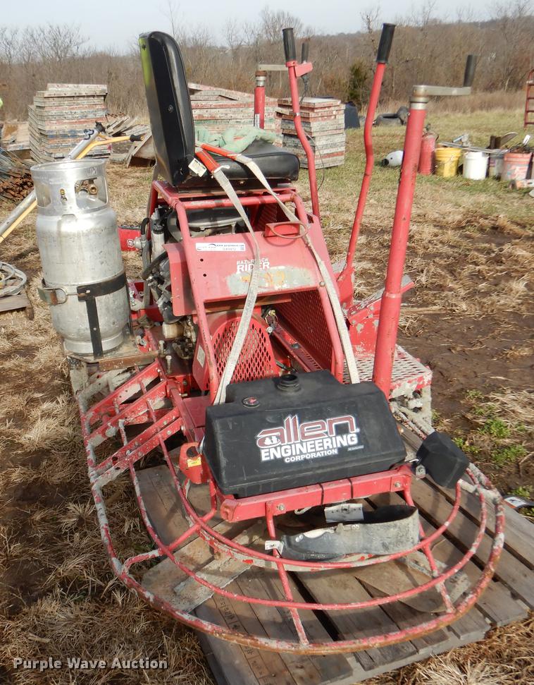 image for item DX9472 Allen Razorback power trowel
