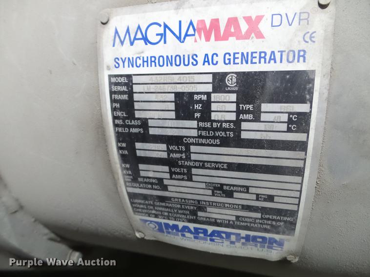 image for item DX9747 Magnamax 432RSL4015 generator