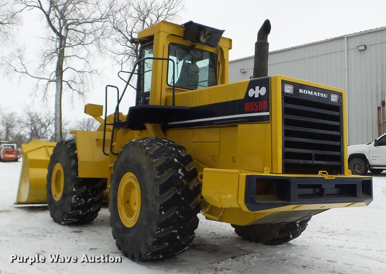 image for item DX9748 1986 Komatsu WA500-1 wheel loader