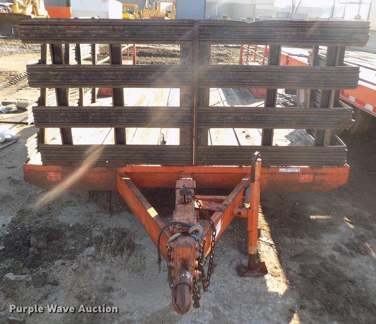 image for item DY9169 1990 shop built utility trailer