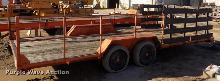 image for item DY9169 1990 shop built utility trailer