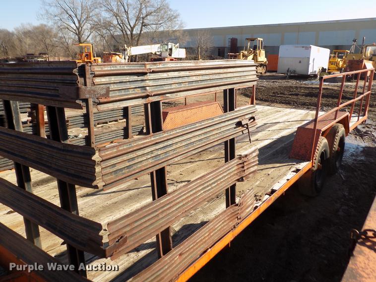 image for item DY9169 1990 shop built utility trailer