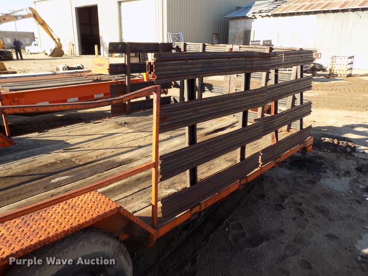 image for item DY9169 1990 shop built utility trailer