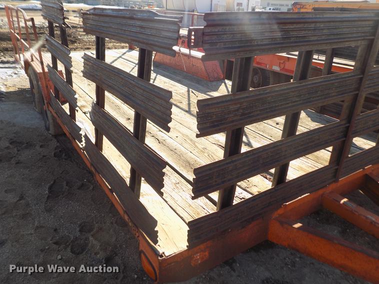 image for item DY9169 1990 shop built utility trailer