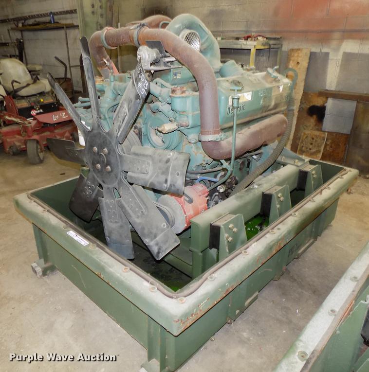 image for item DZ9599 1988 Detroit Diesel 8V92TA V8 turbo diesel engine