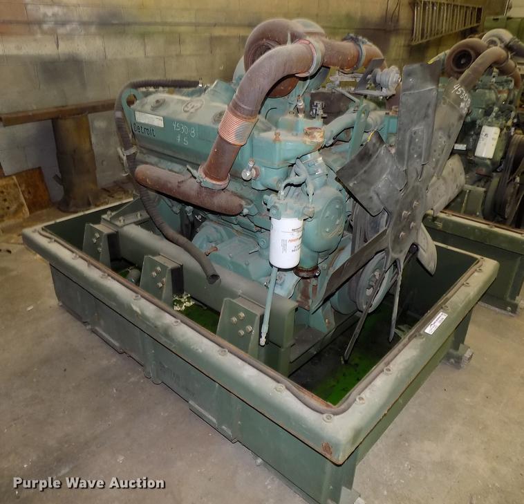 image for item DZ9599 1988 Detroit Diesel 8V92TA V8 turbo diesel engine
