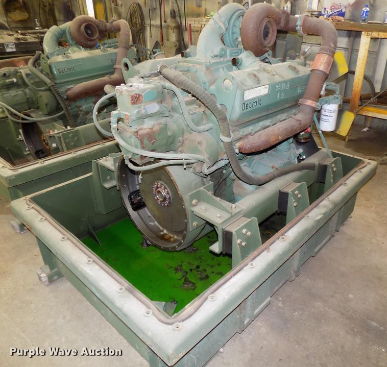 image for item DZ9599 1988 Detroit Diesel 8V92TA V8 turbo diesel engine
