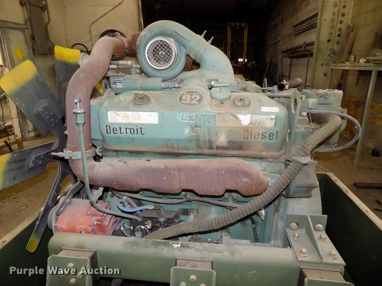image for item DZ9599 1988 Detroit Diesel 8V92TA V8 turbo diesel engine