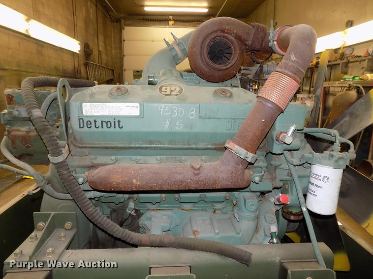 image for item DZ9599 1988 Detroit Diesel 8V92TA V8 turbo diesel engine