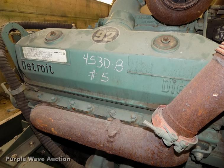 image for item DZ9599 1988 Detroit Diesel 8V92TA V8 turbo diesel engine