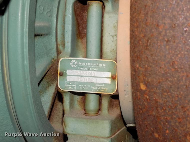 image for item DZ9599 1988 Detroit Diesel 8V92TA V8 turbo diesel engine