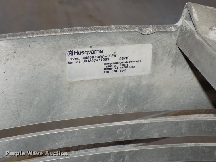 image for item DZ9617 2012 Soffcut X4200 concrete saw