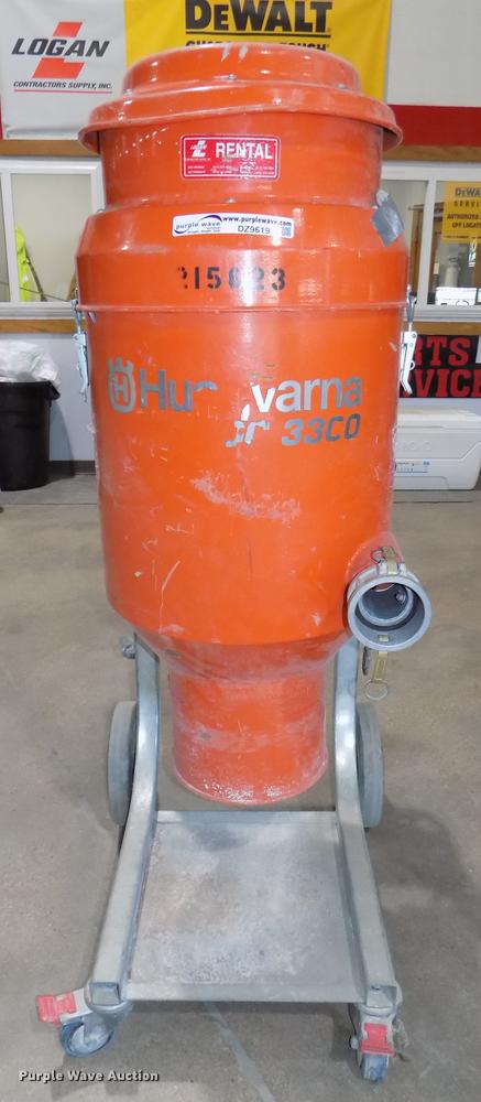 image for item DZ9619 (2) Husqvarna concrete dust extractor vacuums