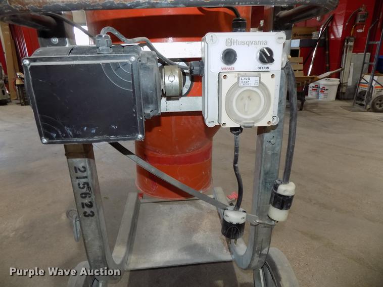 image for item DZ9619 (2) Husqvarna concrete dust extractor vacuums