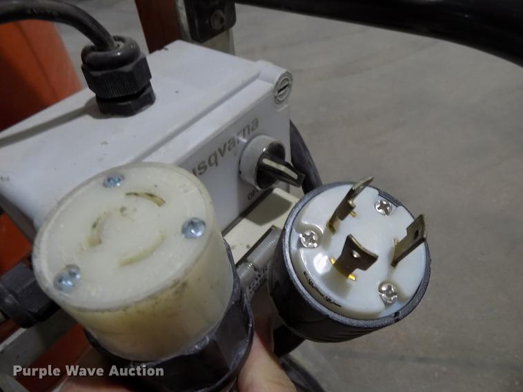 image for item DZ9619 (2) Husqvarna concrete dust extractor vacuums