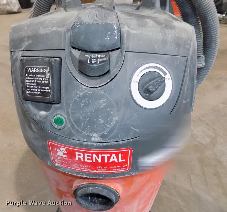 image for item DZ9619 (2) Husqvarna concrete dust extractor vacuums