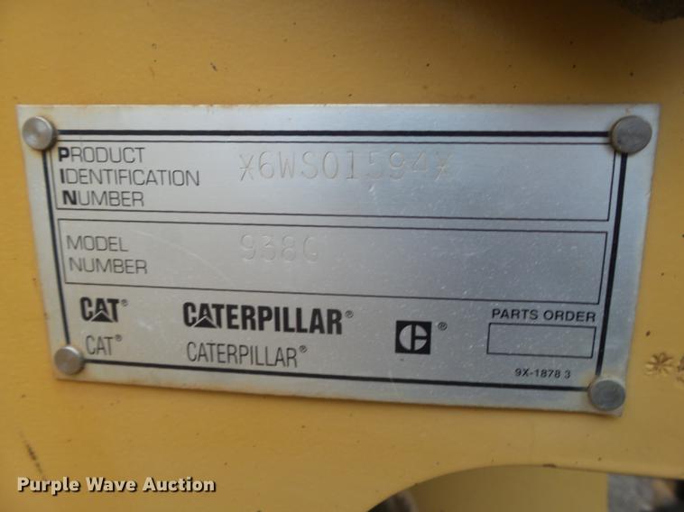 image for item EI9689 1999 Caterpillar 938G wheel loader
